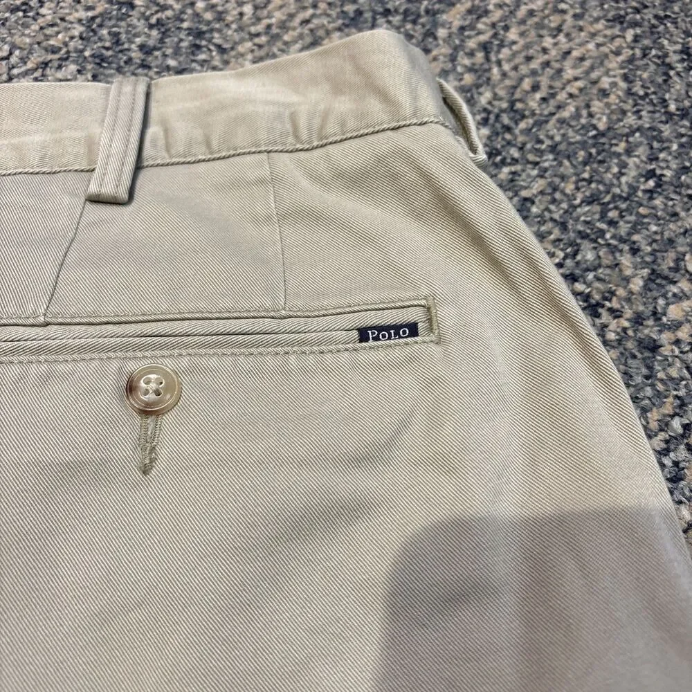 Polo Ralph Lauren Men's Shorts Size 35 Beige Classic Fit 9